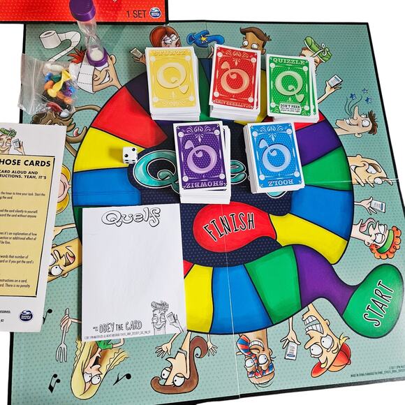 Quelf Adult Party Board Game 3-8 Players Or Teams Obey The Card Rules Funny - Picture 2 of 4
